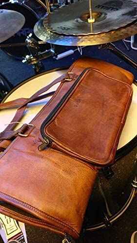 WerKens Hand Made Genuine Leather Drumstick Bag 100% Original Leather Percussion