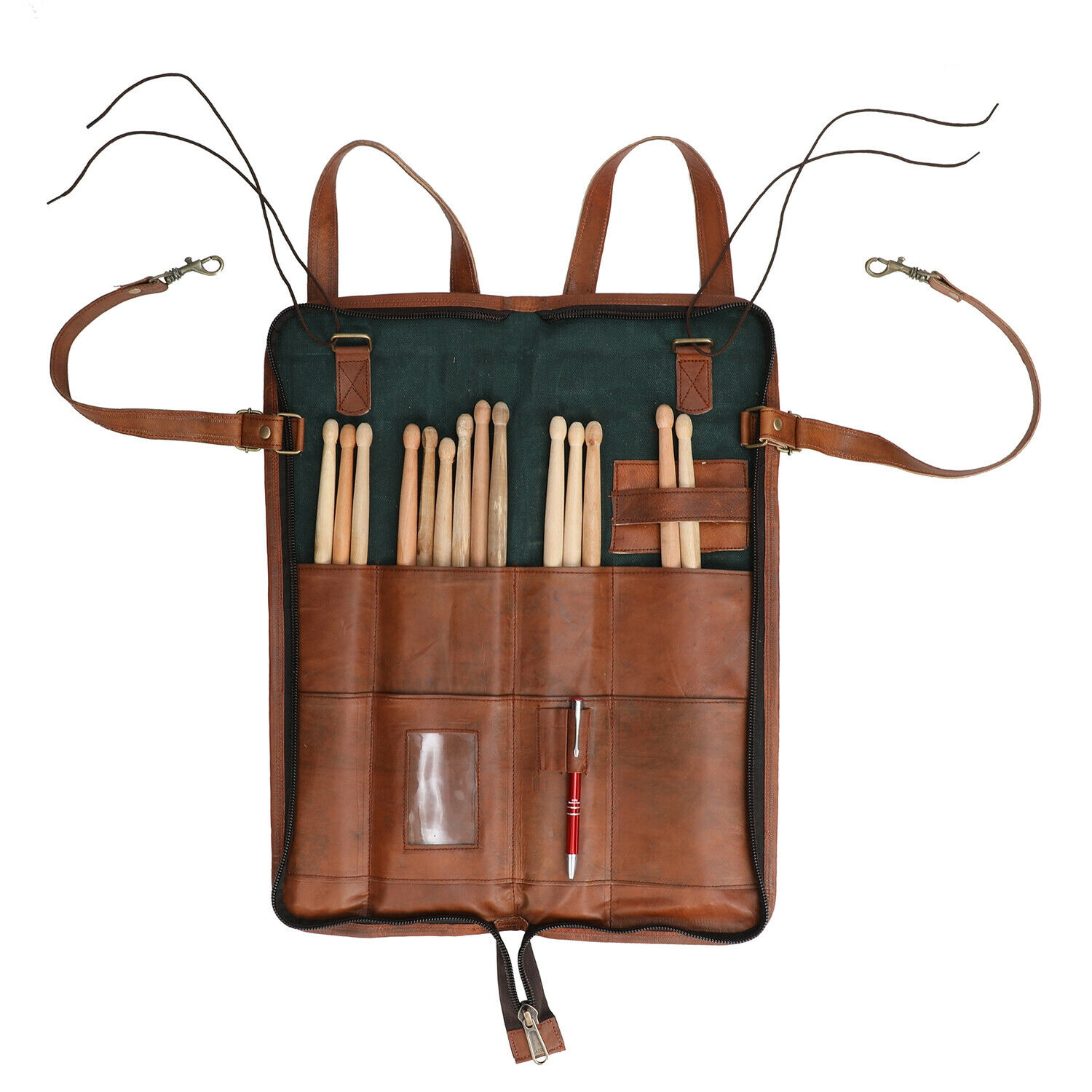 Stick Bag, Leather Stick Bag, Drum Stick Bag