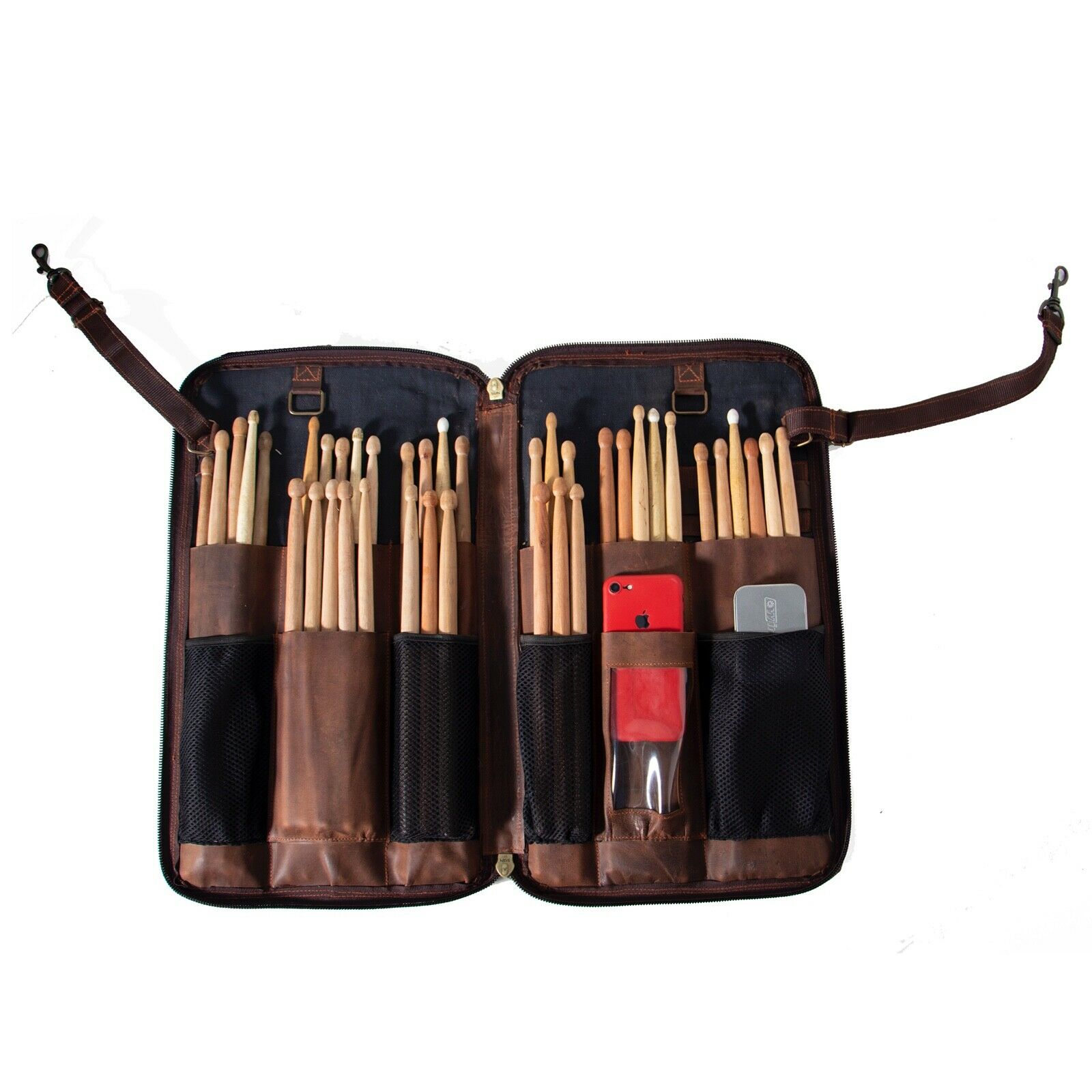 Drum Bag AHEAD Handmade Leather Stick Case — Drum Supply House