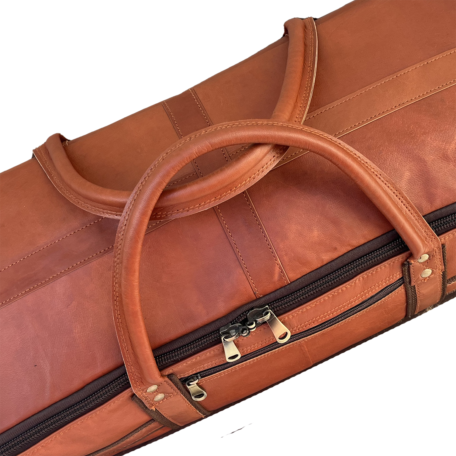 Drum Hardware Carrying Bag Real Leather Heavy Duty Large Duffel